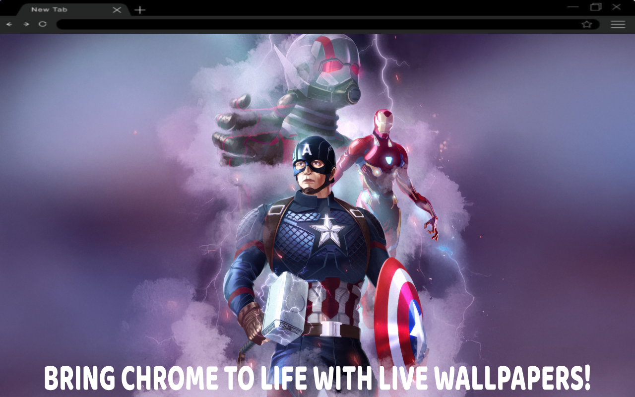 Avengers: Thunder Strike Live Wallpaper - 截图 2