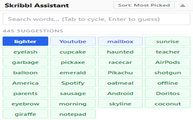 🎨 Skribbl Assistant - 截图 2