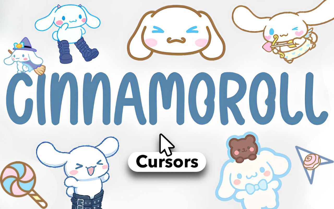 Cinnamoroll Cursor ★ Custom Cursor for Chrome™ - 截图 2