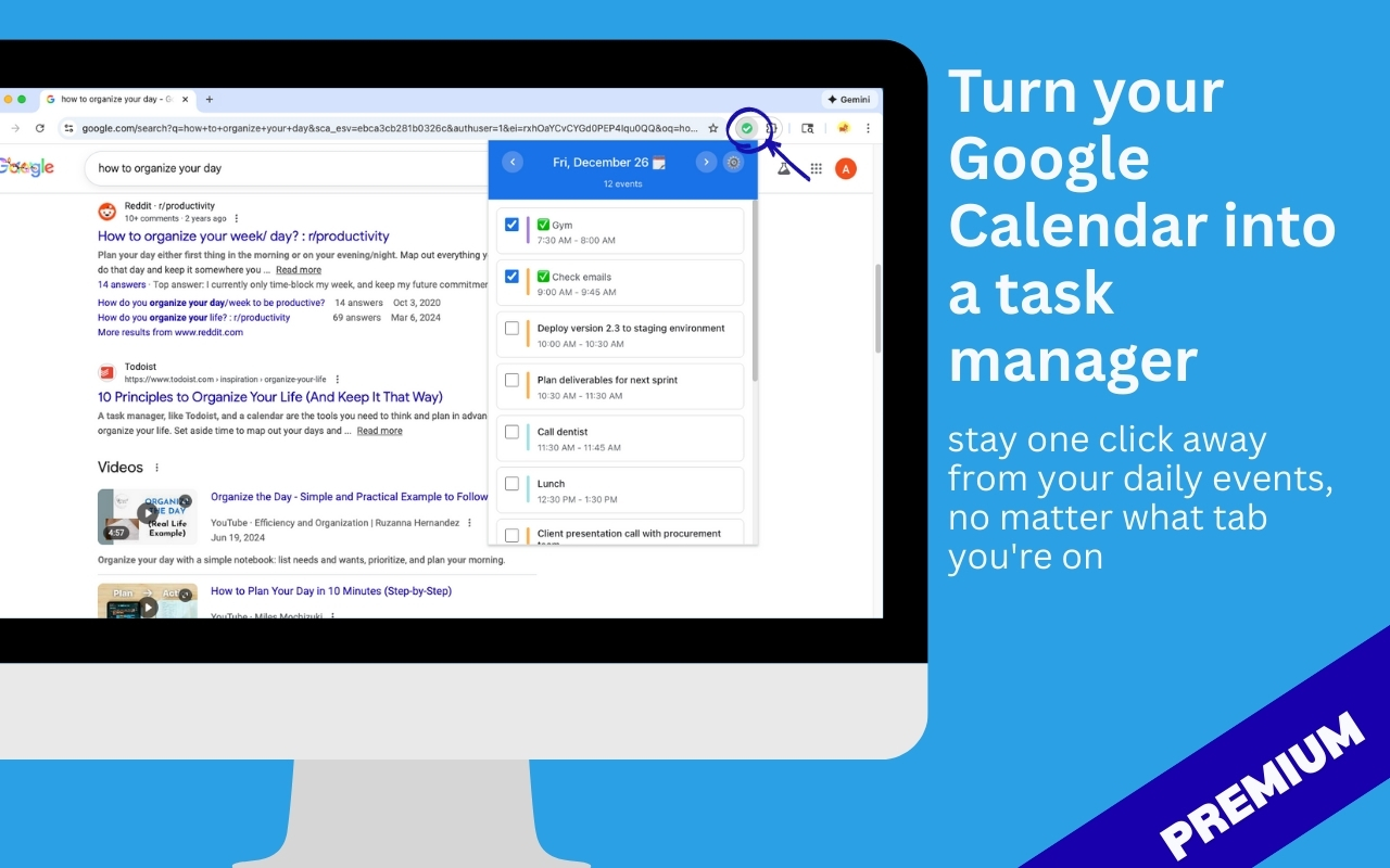 Google Calendar Event Checker - 截图 2