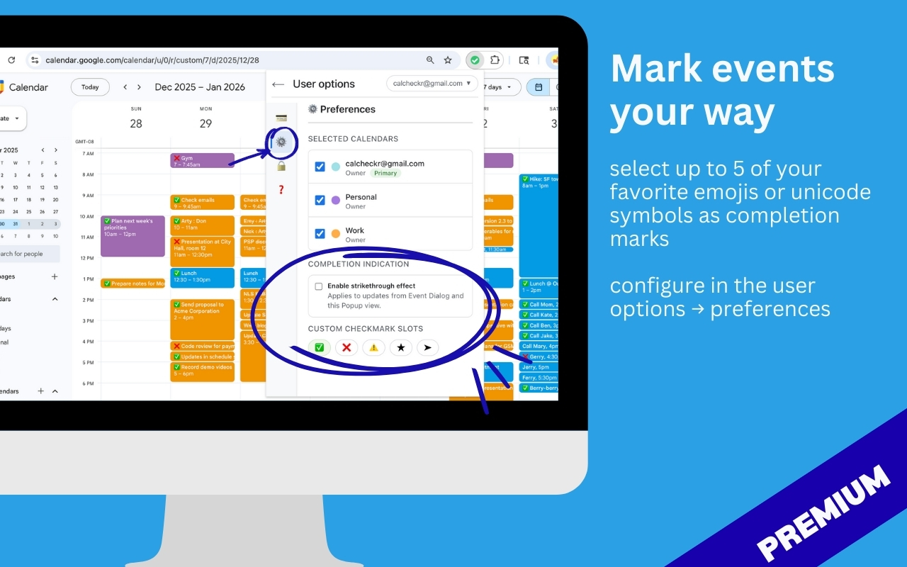 Google Calendar Event Checker - 截图 3