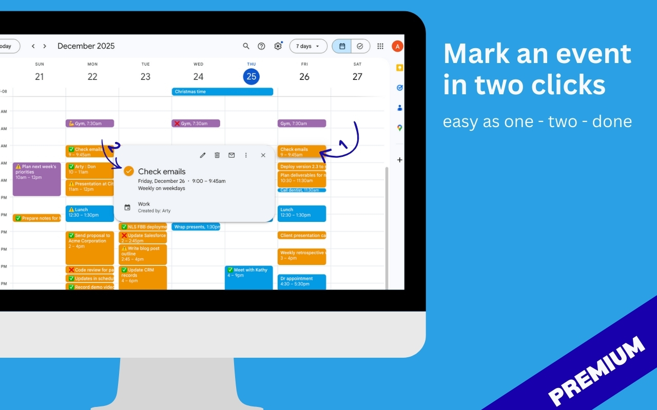 Google Calendar Event Checker - 截图 4