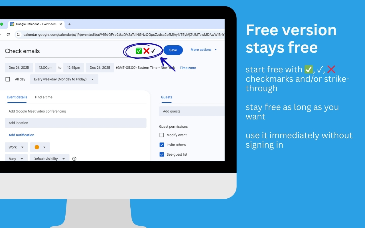 Google Calendar Event Checker - 截图 5