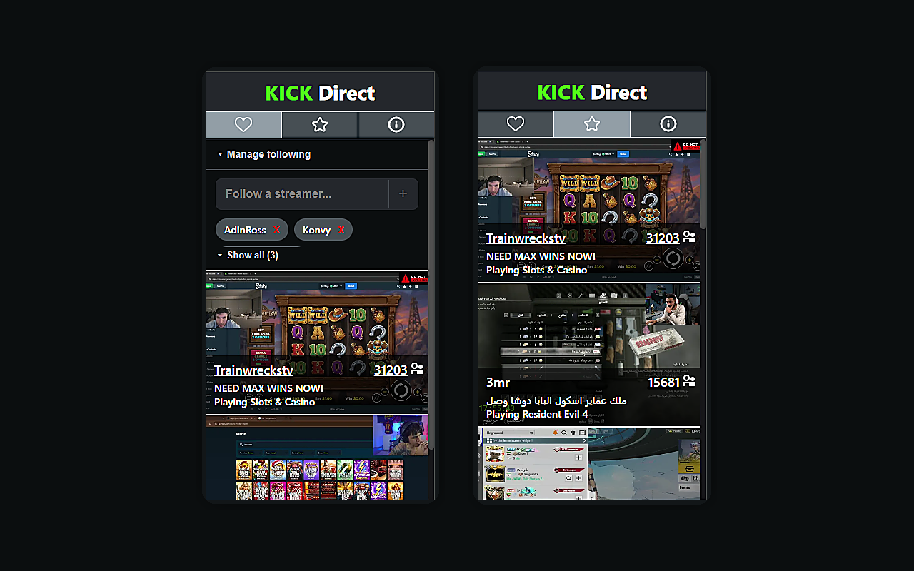 Kick Direct - 截图 1