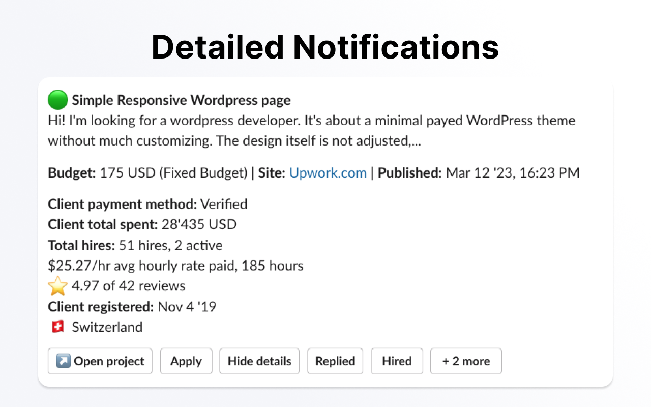 Upwork Copilot - AI Proposals, Filters, Instant Alerts, auto-bidding - 截图 3