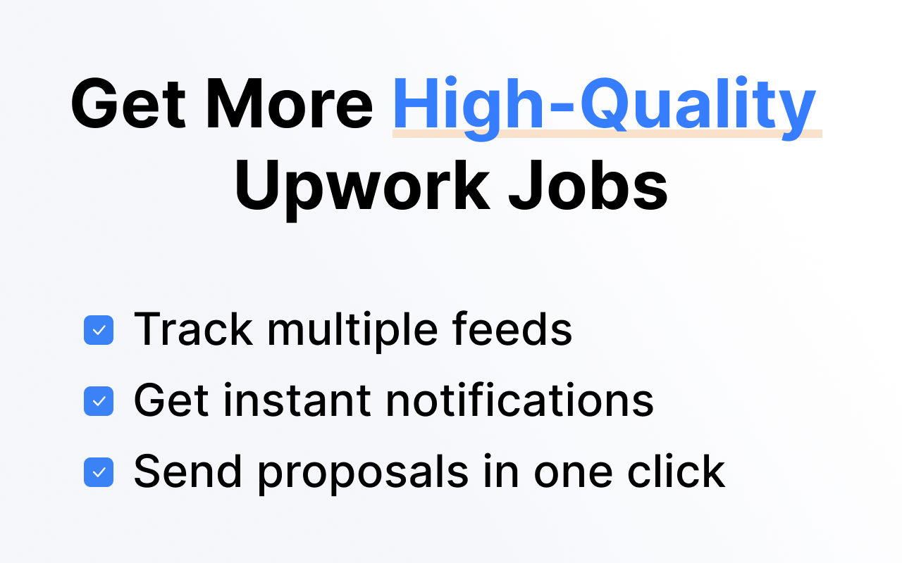 Upwork Copilot - AI Proposals, Filters, Instant Alerts, auto-bidding - 截图 5