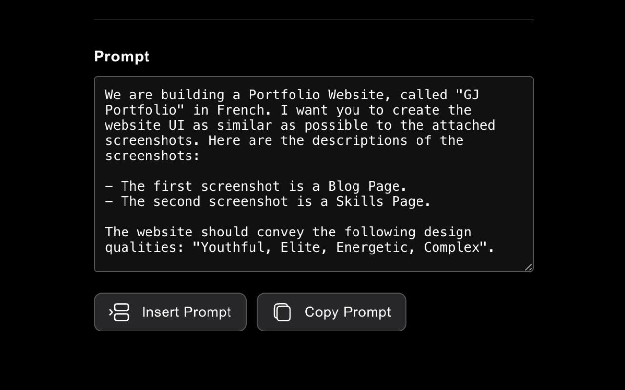 Prompt2MVP - 截图 5