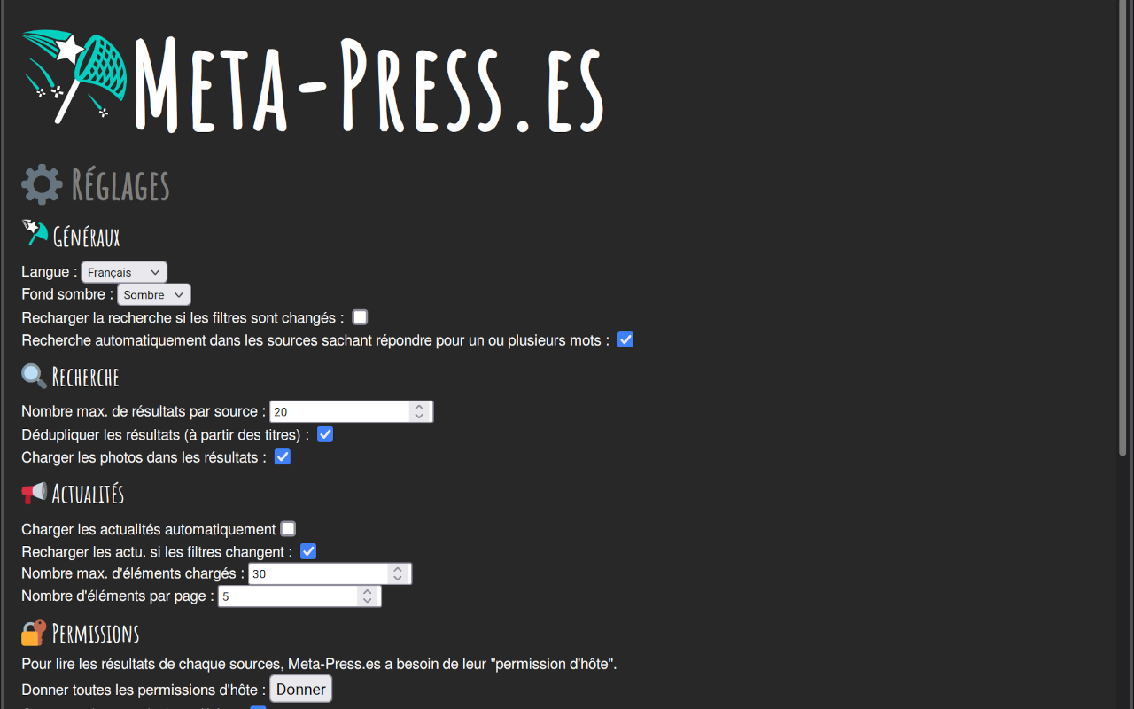 Meta-Press.es - 截图 2