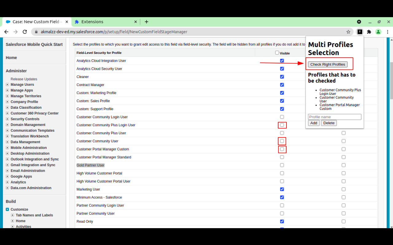 SF Multi Profile Selection - 截图 1