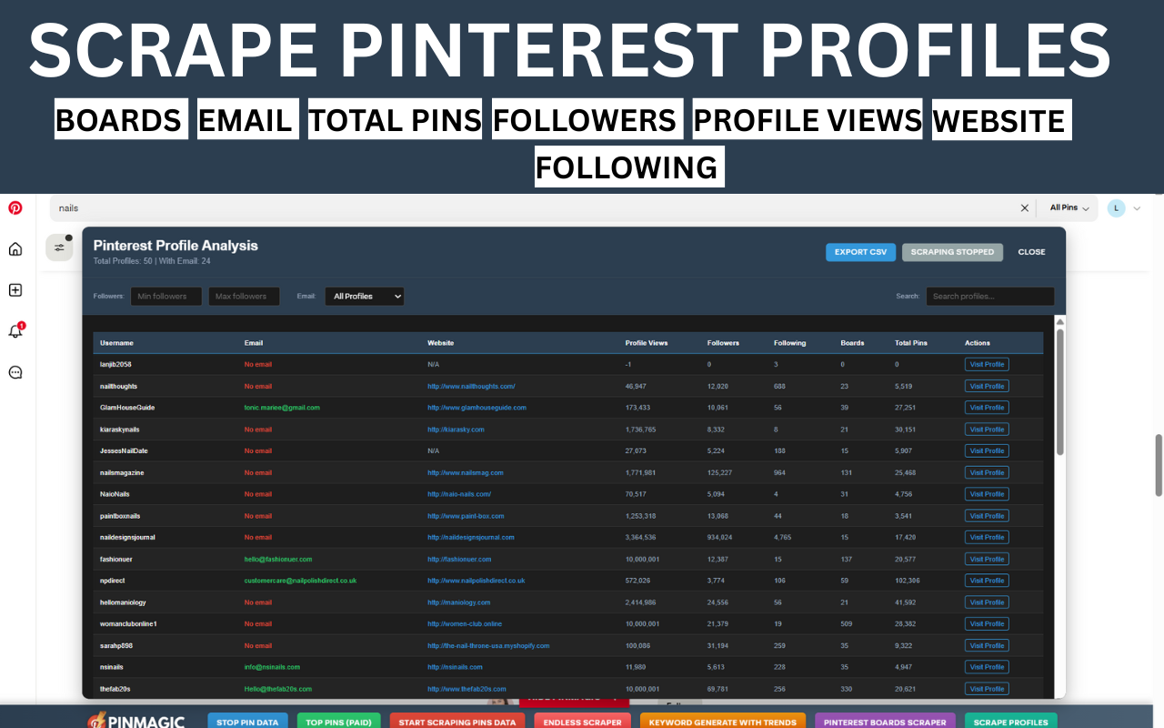 PinMagic - Pinterest Marketing Tool - 截图 3