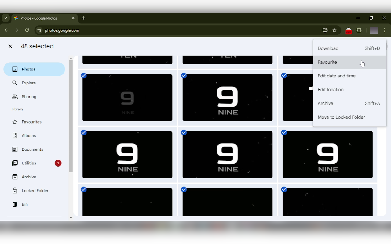 Bulk Select Google Photos - 截图 2