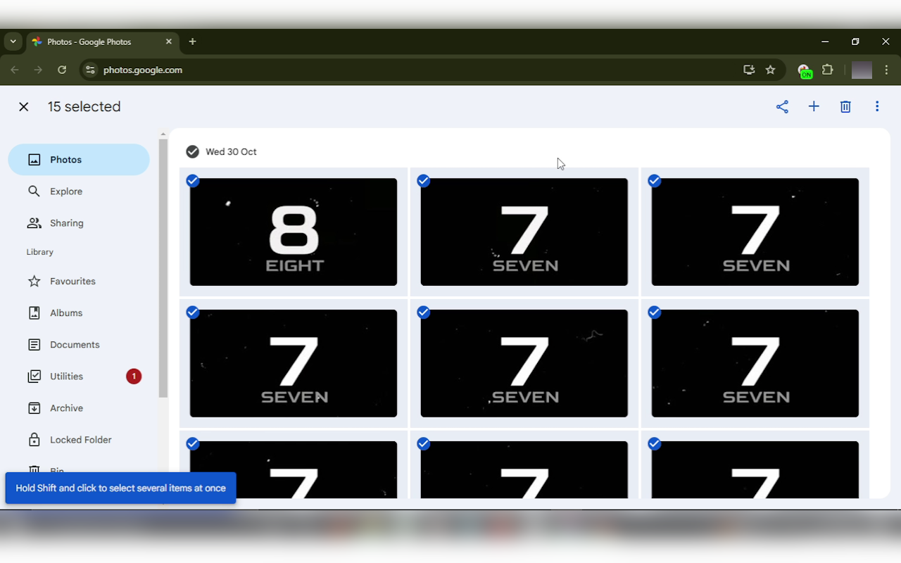 Bulk Select Google Photos - 截图 3