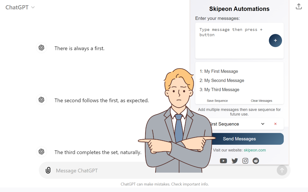 ChatGPT Prompt Automation Queue - 截图 1