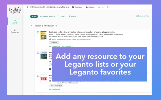 Leganto Cite it! Bookmarking Tool - 截图 2