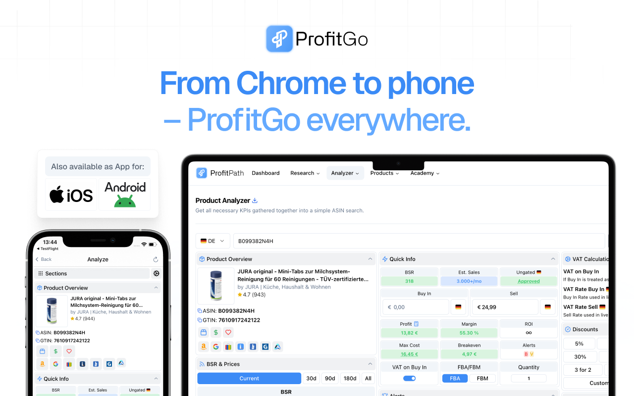ProfitGo for Amazon and Online Arbitrage Sellers by ProfitPath - 截图 3