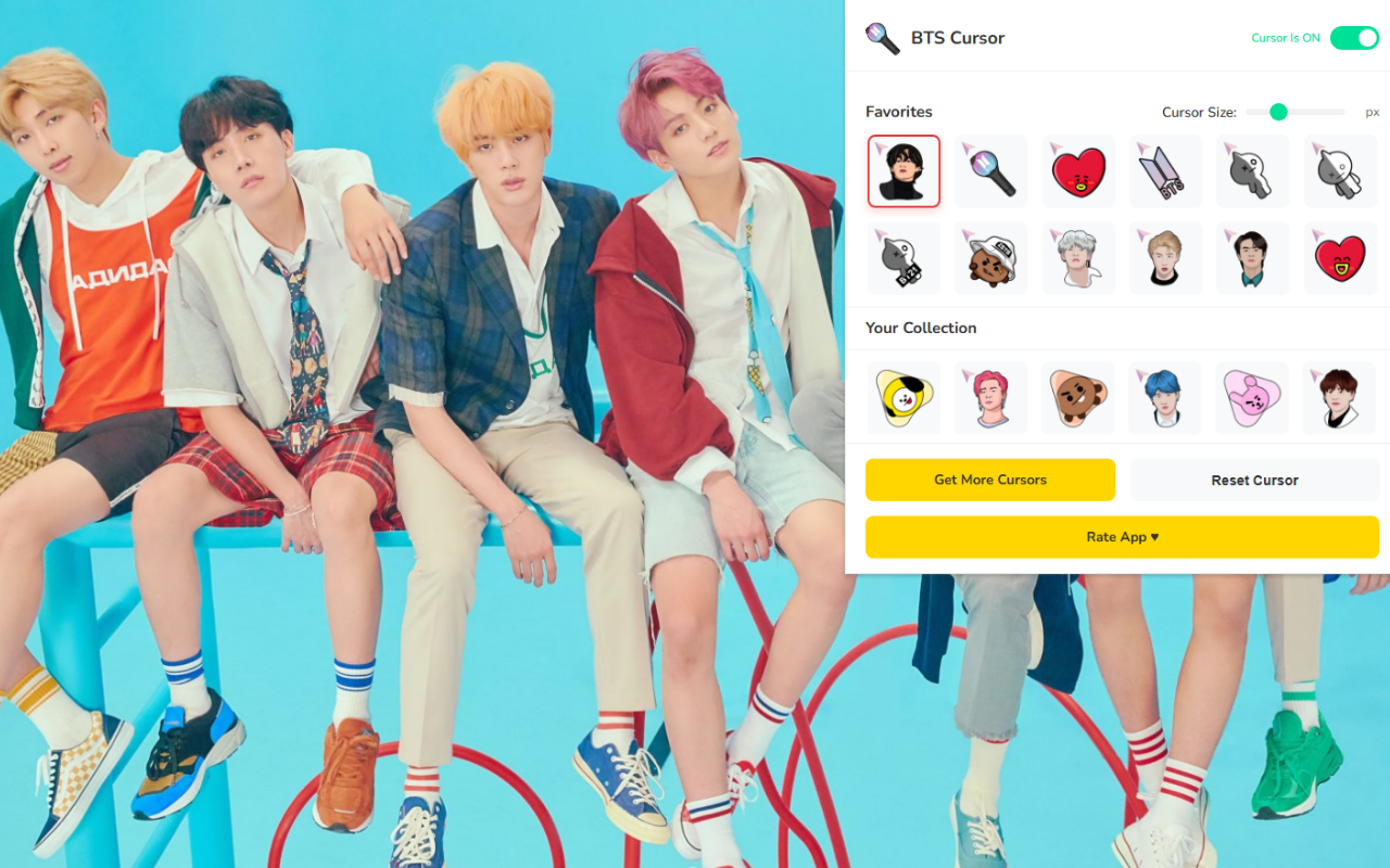 BTS Cursor ★ Custom Cursor for Chrome™ - 截图 3
