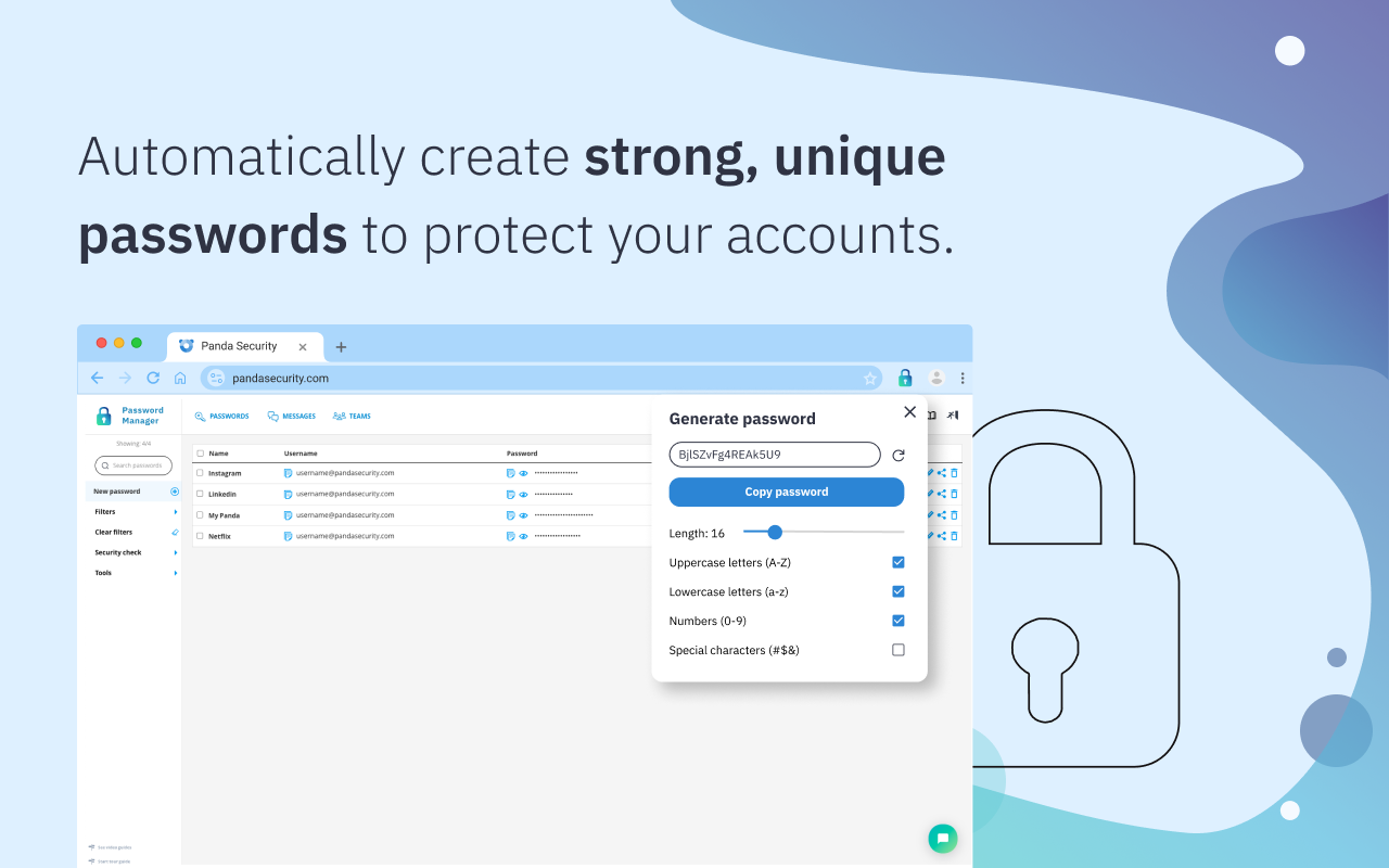 Panda Dome Password Manager - 截图 1