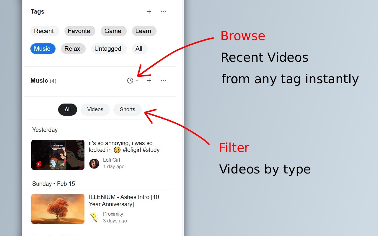 TagTube - A Subscription Manager - 截图 2