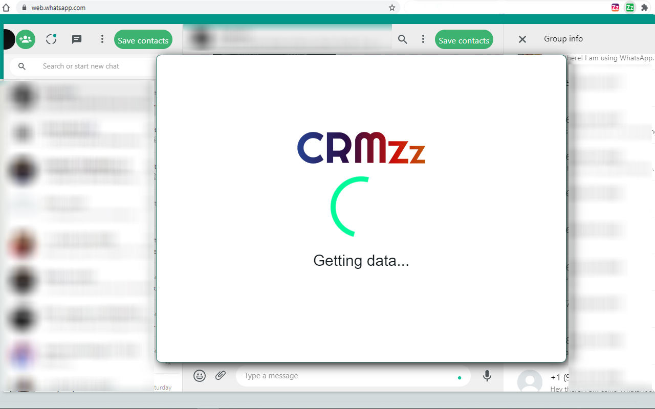 CRMzz - Whats App Groups Contacts Importer - 截图 3
