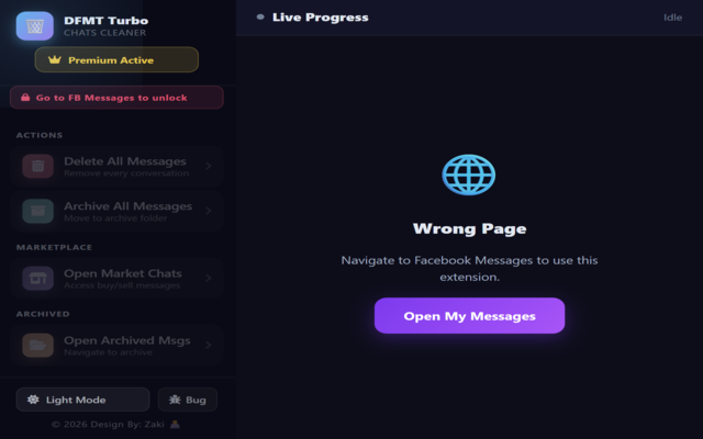 Delete Facebook Messages (Turbo) - 截图 1