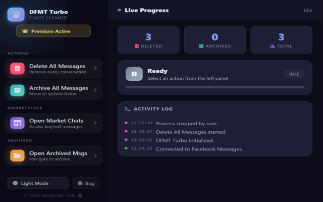 Delete Facebook Messages (Turbo) - 截图 3