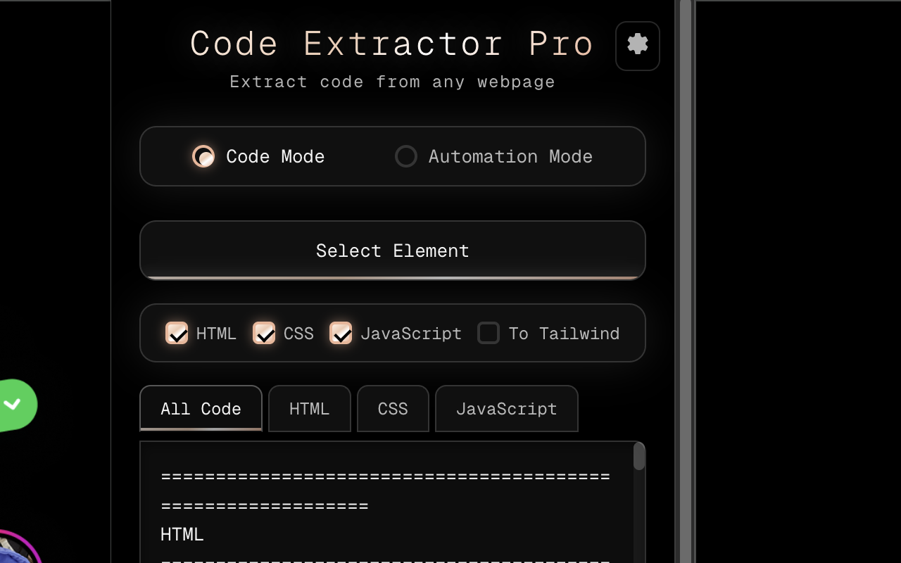 Code Extractor Pro - 截图 3