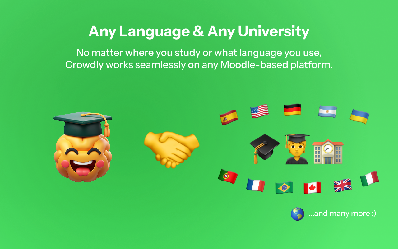 Crowdly – AI Study Assistant for Moodle - 截图 4
