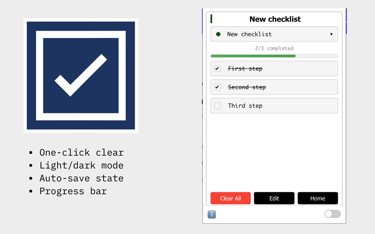 Reusable Checklists - 截图 2