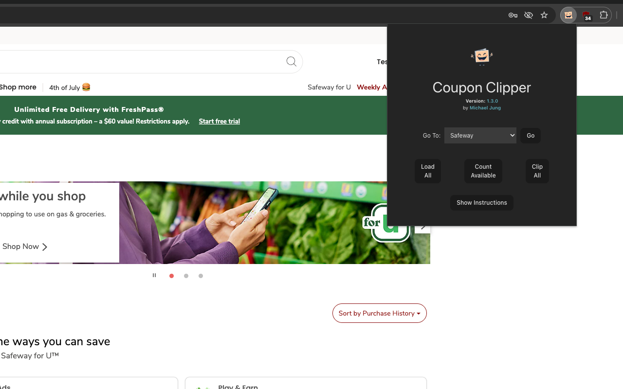 Coupon Clipper - 截图 2