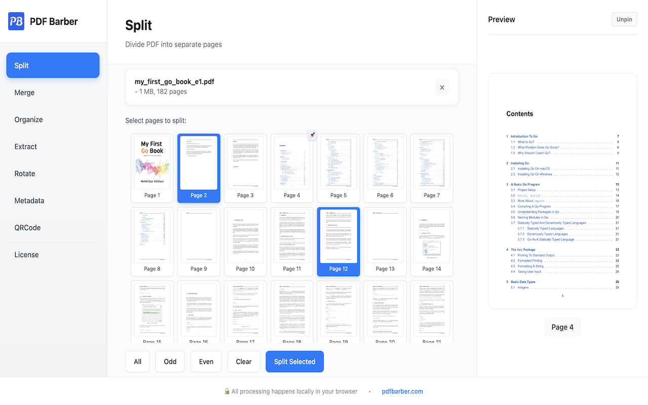 PDF Barber - 截图 5