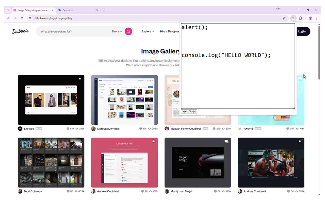 Custom JavaScript for Websites - 截图 2