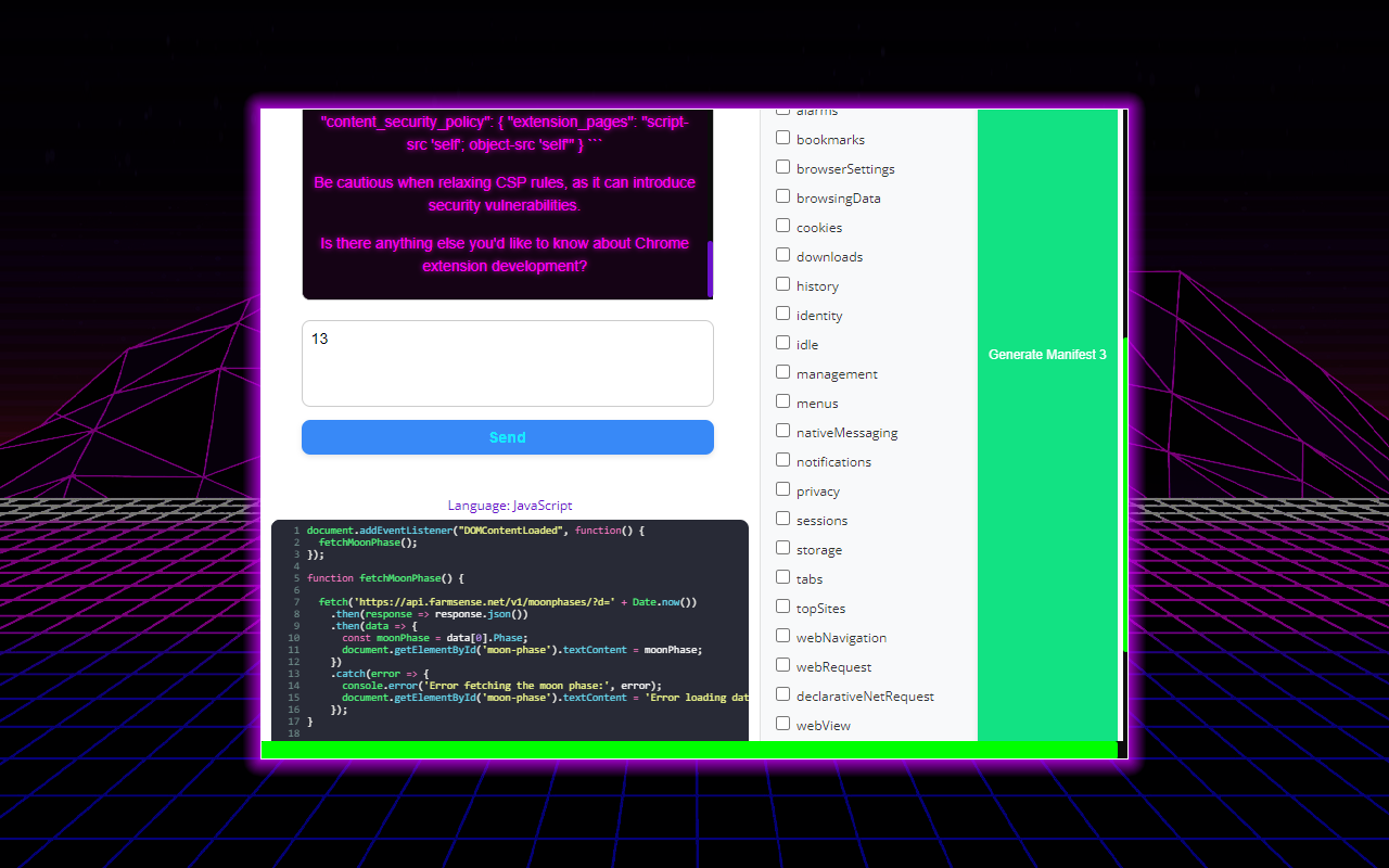 Chrome Extension Builder - 截图 3