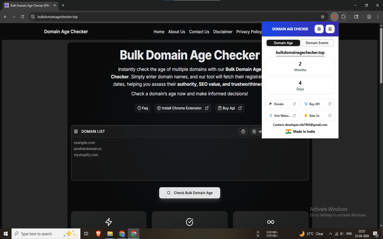 Domain Age Checker | Website Age Checker - 截图 2