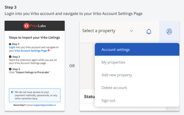 PriceLabs - VRBO Reconnection extension - 截图 3