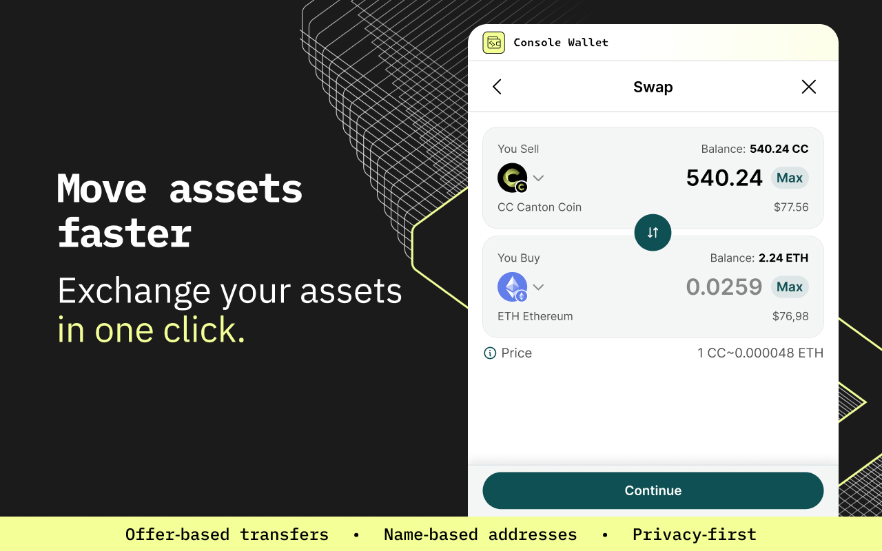 Console Wallet - 截图 4