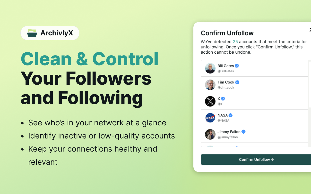 ArchivlyX – Manage & Export Your Twitter Data - 截图 4