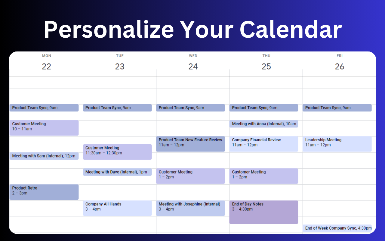 Add More Colors to Calendar - 截图 2