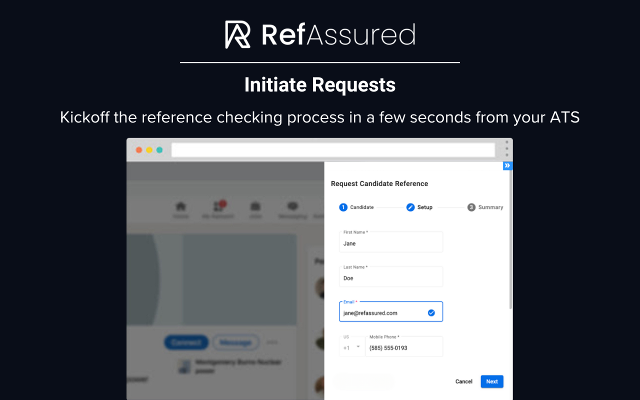 RefAssured Connect - 截图 3