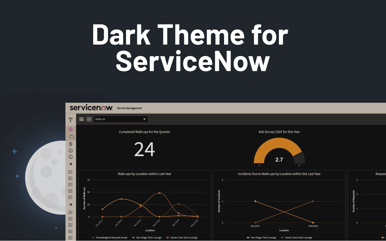 Dark Mode for ServiceNow - 截图 2