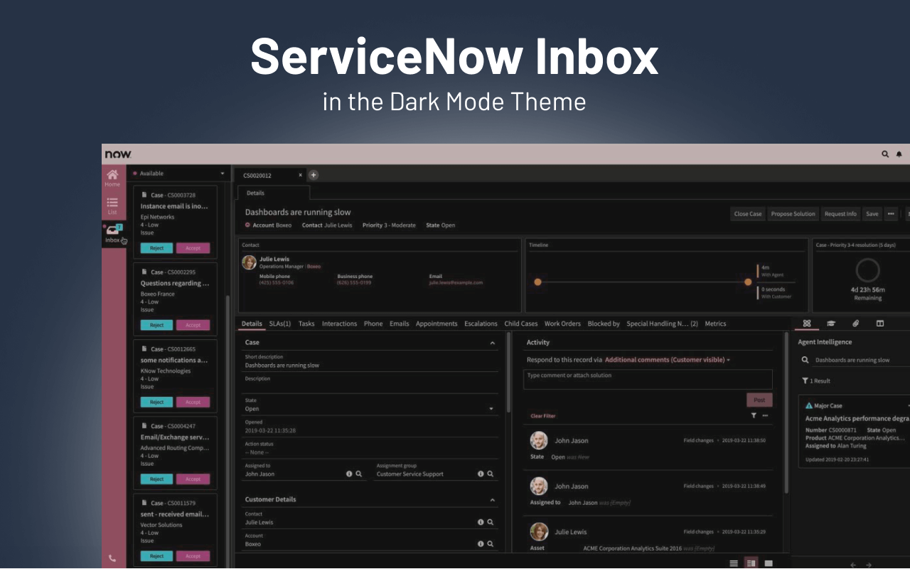 Dark Mode for ServiceNow - 截图 4
