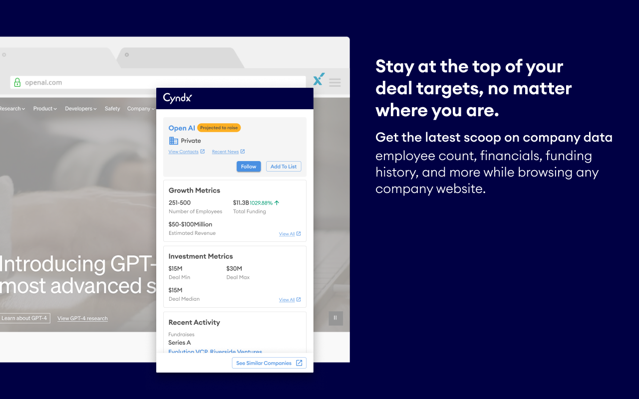 Cyndx for Chrome - 截图 2