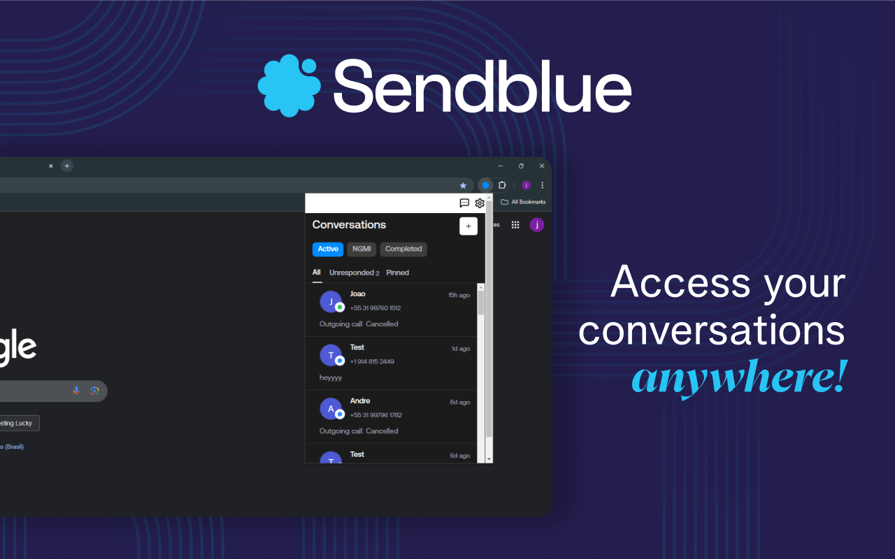 Sendblue Call - 截图 1