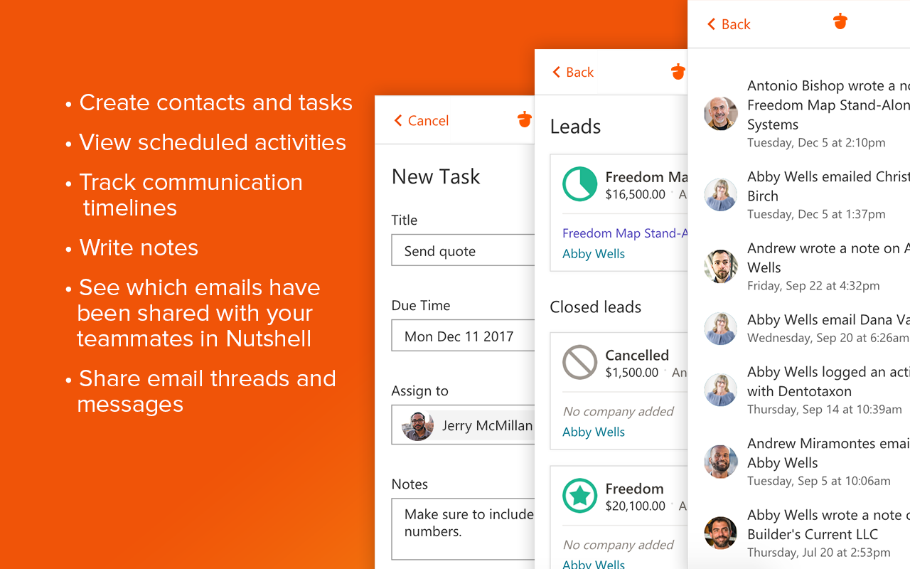 Nutshell CRM for Gmail - 截图 3
