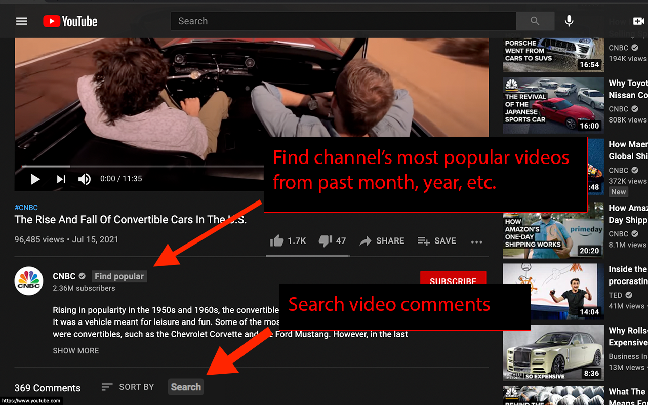Search Youtube Comments and Channels - 截图 2
