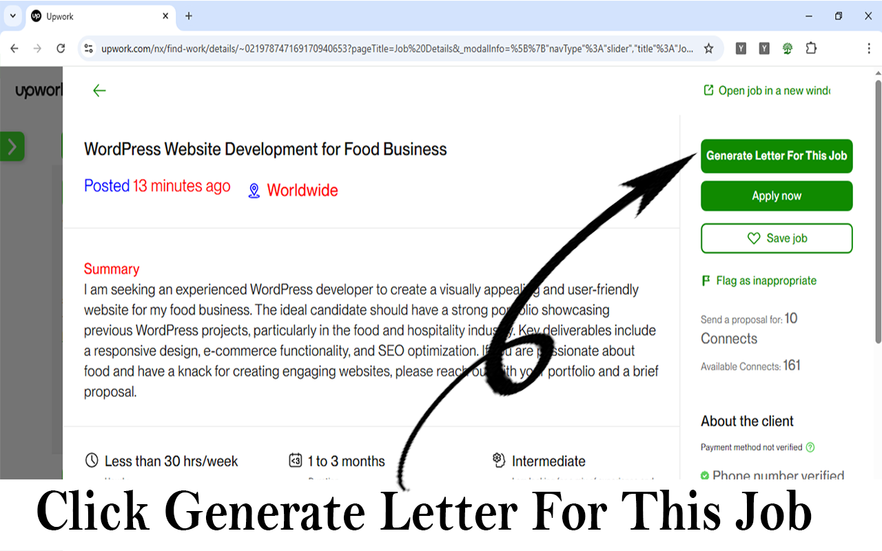 Upwork Modern Workflow — Review Jobs Faster with a 3-Column Layout - 截图 4
