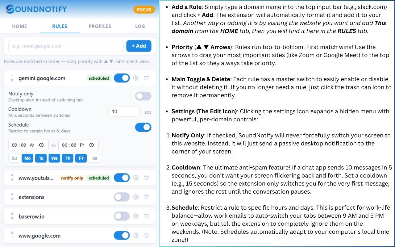 SoundNotify - Auto Tab Switcher - 截图 4