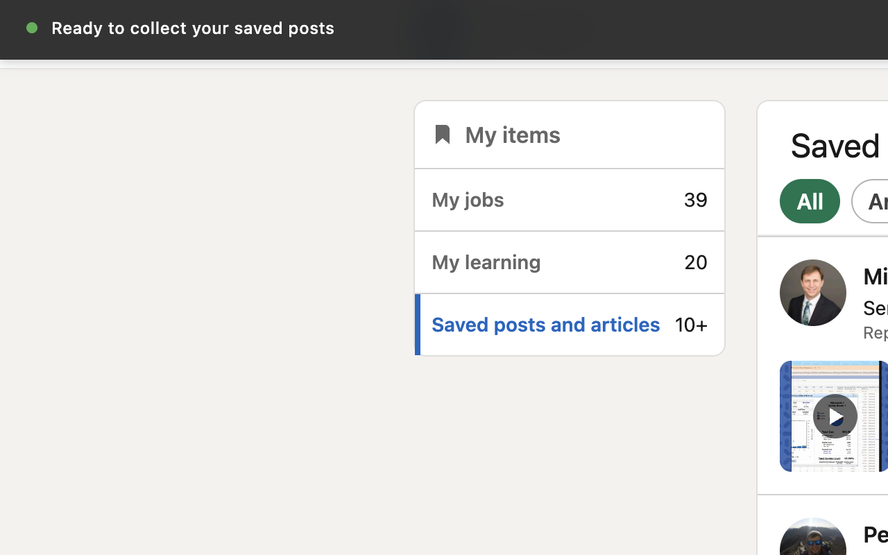 LinkedIn Saved Post Hero - 截图 2