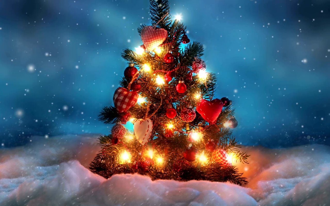 Christmas Tree Lights Live Wallpaper - 截图 3