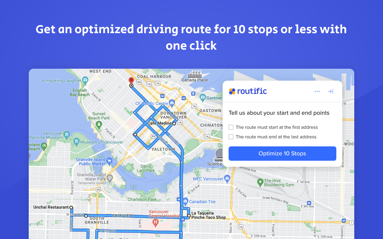 Google Maps™ Route Optimization by Routific - 截图 2