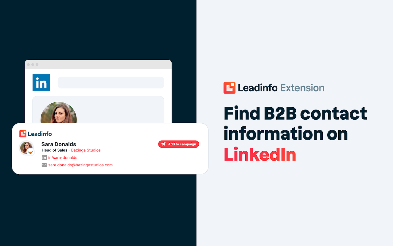 B2B Contact Finder & E-mail Tracker - Leadinfo - 截图 3
